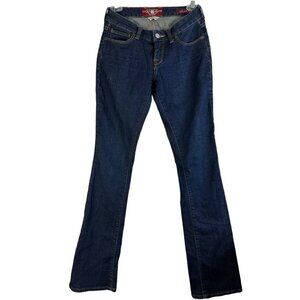 Women LUCKY BRAND Jeans Size 00/27 Lola Bootcut Leg Light Wash Low Rise Stretch